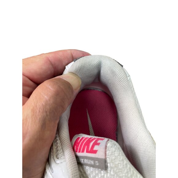 Nike Reax 5 Womens white pink running shoes Size 8 SKU 8974 - Picture 12 of 16